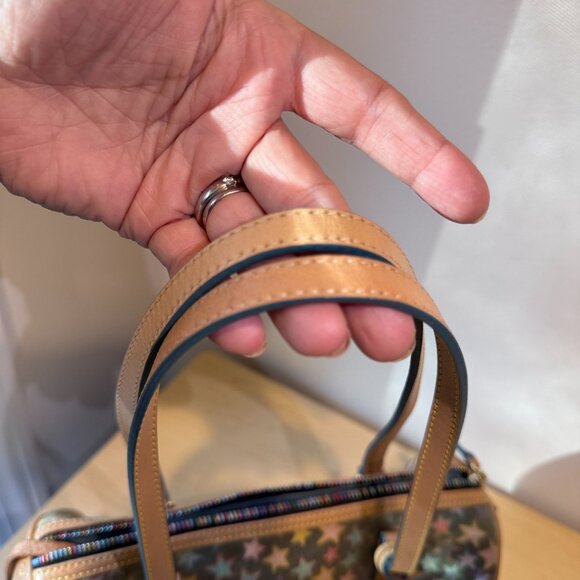 Dooney & Bourke Star Pattern Shoulder Bag - Multicolor - Picture 9 of 11